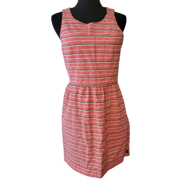 Maison Scotch Cruise Collection Coral Sleeveless Dress Size Small - Picture 1 of 6